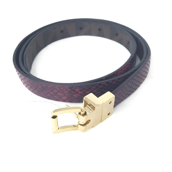 ⬇️ $35 Michael Kors Double Sided Belt MK Logo - Picture 8 of 8